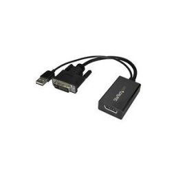 StarTech.com Adaptateur DVI vers DisplayPort avec alimentation USB - Convertisseur video DVI vers DP - 1920 x 1200 - adaptateur video - DVI-D pour DisplayPort