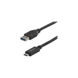 StarTech.com Cable USB vers USB-C de 1 m - USB 3.1 (10 Gbps) - Certifie USB-IF - Cable USB A vers USB Type-C - Noir (USB31AC1M) - Cable USB de type-C - 24 pin USB-C pour USB type A - 1 m