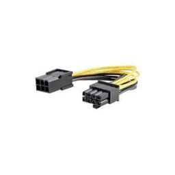 StarTech.com Cable adaptateur d'alimentation PCI Express a 6 broches vers 8 broches de 15 cm - PCIe 6 pin vers 8 pin - F/M - cable d'alimentation - 15.5 cm