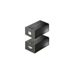 StarTech.com USB 2.0 Extender over Cat5e/Cat6 Cable (RJ45), 492ft/150m USB Over Ethernet Extender/Adapter Kit - Externally Powered USB Extender, USB to Ethernet Converter, 480 Mbps, Rugged Metal Housing (C15012-USB-EXTENDER) - cable de rallonge USB - USB