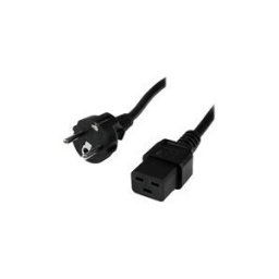 StarTech.com Cordon d'alimentation Schuko CEE7 vers IEC 320 C19 de 2m pour ordinateur - Cable secteur PC CEE7 vers C19 - Male / Femelle - cable d'alimentation - IEC 60320 C19 pour power CEE 7/7 - 2 m
