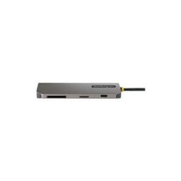 StarTech.com Adaptateur Multiport USB C - Video HDMI 4K 60Hz - Hub USB-A 5 Gbps a 3 Ports, 100W PD Pass-Through, GbE, SD/Micro SD, Station d'Accueil/Mini Dock, Cable 30cm (115B-USBC-MULTIPORT) - station d'accueil - USB-C / Thunderbolt 3 / Thunderbolt 4 -