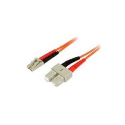 StarTech.com 1m Fiber Optic Cable - Multimode Duplex 50/125 - LSZH - LC/SC - OM2 - LC to SC Fiber Patch Cable (50FIBLCSC1) - cable reseau - 1 m
