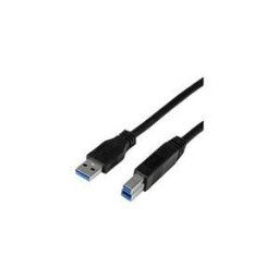 StarTech.com Cable Certifie USB 3.0 A vers B 1 m - M/M - Cordon USB3 SuperSpeed USB A (M) USB B (M) - Cable USB 3.0 AB - Noir 1m - cable USB - USB Type B pour USB type A - 1 m