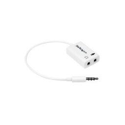StarTech.com 4 Position to 2x 3 Pin 3.5mm Headset Splitter Adapter - repartiteur de casque micro - 15.25 cm