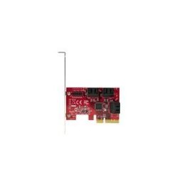 StarTech.com Carte PCI Express SATA 6 ports - Contrôleur PCIe SATA - ASM1166 Non-Raid - Convertisseur PCI Express 3.0 vers SATA - Connecteurs Empiles - Carte d'Extension SATA (6P6G-PCIE-SATA-CARD) - contrôleur de stockage - SATA 6Gb/s - PCIe 3.0 x4