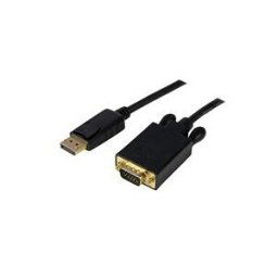 StarTech.com Adaptateur DisplayPort vers VGA - Cable Convertisseur Actif Video Display Port Male / VGA Male 1080p 1920x1200 - Noir 3m - Cable DisplayPort - 3.05 m
