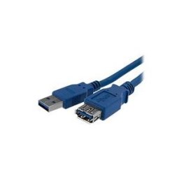 StarTech.com Cable d'extension bleu SuperSpeed USB 3.0 A vers A 1 m - M/F - rallonge de cable USB - USB type A pour USB type A - 1 m