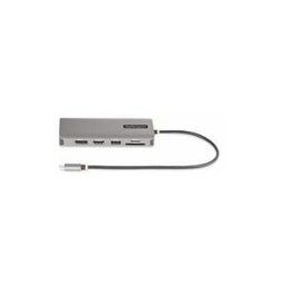 StarTech.com USB-C Triple-Monitor Multiport Adapter, HDMI/DP/Card Reader - station d'accueil - USB-C 3.2 Gen 1 / Thunderbolt 3 / Thunderbolt 4 - HDMI, 2 x DP - 1GbE