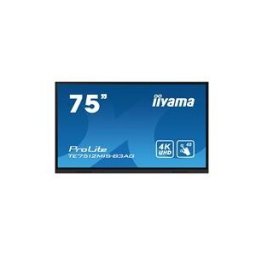 IIYAMA ProLite TE7512MIS-B3AG 75 Classe (74.5 visualisable) ecran LCD retro-eclaire par LED - 4K - pour signaletique numerique / communication interactive