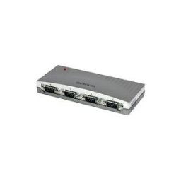 StarTech.com Hub serie RS232 a 4 ports - Adaptateur USB vers 4x DB9 RS232 alimente par bus - adaptateur serie - USB - RS-232 x 4