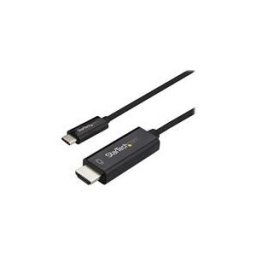 StarTech.com 3ft (1m) USB C to HDMI Cable, 4K 60Hz USB Type C to HDMI 2.0 Video Adapter Cable, Thunderbolt 3 Compatible, Laptop to HDMI Monitor/Display, DP 1.2 Alt Mode HBR2 Cable, Black - 4K USB-C Video Cable (CDP2HD1MBNL) - cable adaptateur - HDMI / USB