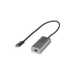 StarTech.com Adaptateur USB C vers Mini DisplayPort - Dongle USB-C 4K 60Hz vers mDP - USB Type-C vers ecran Mini DP - Convertisseur Graphique - Compatible Thunderbolt 3 - Cable 30cm (CDP2MDPEC) - Adaptateur DisplayPort - 24 pin USB-C pour Mini DisplayPort
