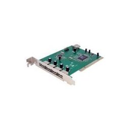 StarTech.com Carte Adaptateur PCI vers 7 Ports USB 2.0 - Interne Externe - 1x USB A Femelle Interne 2x ISC Male 4x USB A Femelle Externe - adaptateur USB - PCI - 7 ports