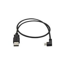 StarTech.com Cable USB vers Micro USB coude a angle gauche de 50 cm - Cordon de charge / synchronisation Micro USB - 0,25 mm² - M/M - Noir - cable USB - Micro-USB de type B pour USB - 50 cm