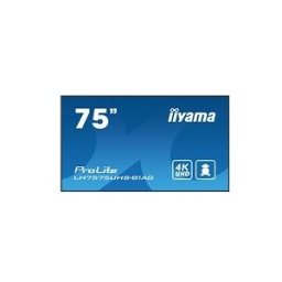 IIYAMA ProLite LH7575UHS-B1AG 75 ecran LCD retro-eclaire par LED - 4K - pour signalisation numerique