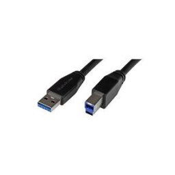 StarTech.com Cable USB 3.0 actif USB-A vers USB-B de 10 m - Cordon USB A vers B - USB 3.1 Gen 1 (5 Gb/s) - M/M - Noir - cable USB - USB Type B pour USB type A - 10 m