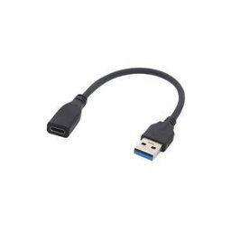 DLH Energy DLH - Cable USB de type-C - USB type A pour 24 pin USB-C - 20 cm