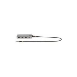 StarTech.com USB-C Triple-Monitor Multiport Adapter, Dual 4K 60Hz + 4k 30Hz HDMI DisplayPort, 3-Port USB 10Gbps Hub, 100W Power Delivery Pass-Through, GbE, 2ft Cable, Mini Dock - Travel Laptop Docking Station (117B-USBC-MULTIPORT) - station d'accueil -