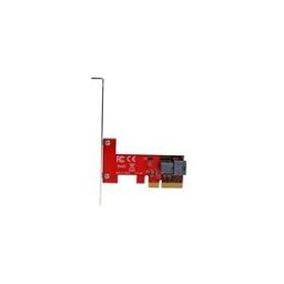 StarTech.com Adaptateur PCI Express x4 vers SFF-8643 pour SSD U.2 PCIe NVMe - Carte d'extension pour SSD U.2 NVMe via slot PCI Express - adaptateur d'interface - SAS 12Gb/s - PCIe x4