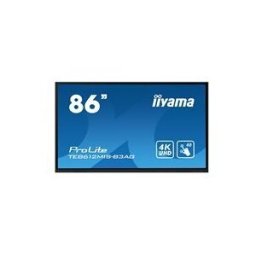 IIYAMA ProLite TE8612MIS-B3AG 86 Classe (85.6 visualisable) ecran LCD retro-eclaire par LED - 4K - pour signaletique numerique / communication interactive