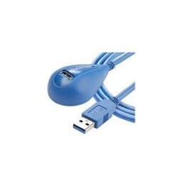 StarTech.com Cable d'extension USB 3.0 A vers A de 1,5 m - Rallonge USB A SuperSpeed en bleu - M/F - rallonge de cable USB - USB type A pour USB type A - 1.5 m