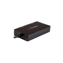 StarTech.com 4K USB C to HDMI, VGA DVI Multi Port Video Display Adapter for Mac / Windows Laptop Monitor (CDPVGDVHDBP) - adaptateur video - HDMI / DVI / VGA / USB - 15 cm