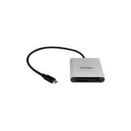 StarTech.com Lecteur et enregistreur multicartes USB 3.0 avec USB-C pour cartes memoire SD, microSD et CompactFlash - Cable USB-C integre - lecteur de carte - USB 3.0