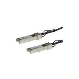 StarTech.com Cable SFP+ a connexion directe de 50 cm - Compatible avec Cisco SFP-H10GB-CU1M - Cordon SFP+ 10G - Cable Twinax passif - cable d'attache directe 10GBase - 50 cm - noir