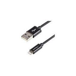 StarTech.com Cable Apple Lightning vers USB pour iPhone 5 / iPod / iPad de 1 m - M/M - Noir (USBLT1MB) - cable Lightning - Lightning / USB - 1 m