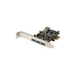 StarTech.com Carte contrôleur PCI Express a 4 ports USB 3.0 - 3 externes 1 interne - Adaptateur PCIe USB avec UASP - adaptateur USB - PCIe 2.0 - USB 3.0 x 4
