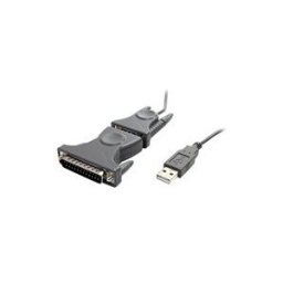 StarTech.com Cable Adaptateur USB vers Port Serie DB9 - DB25 avec Adaptateur DB9 DB25 - adaptateur serie - USB 2.0