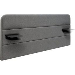 Tête de Lit Lounge TEMPUR® Tissé Anthracite (sur commande) 280 x 120 x 9 cm (dont éco-part 3 )