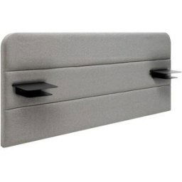 Tête de Lit Lounge TEMPUR® Tissé Gris (sur commande) 300 x 120 x 9 cm (dont éco-part 3 )