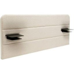 Tête de Lit Lounge TEMPUR® Bouclé Crème (sur commande) 280 x 120 x 9 cm (dont éco-part 3 )