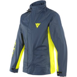 Dainese - Storm 2 Unisex Jacket - Accessoires De Pluie - Unisex - Black-iris/fluo-yellow - Xxs