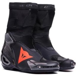 Dainese - Axial 2 Air Boots - Cuir - Men - Black/black/red-fluo - 40