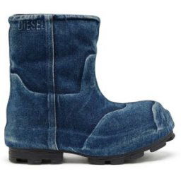 Diesel - D-Hammer-Bottine Chelsea en denim délavé - Bottes - Mixte - Bleu 40