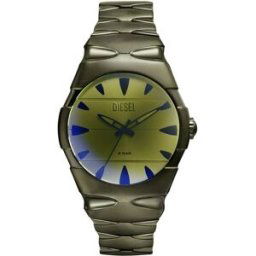 Diesel - Montre D-Sruptor en acier inoxydable - Montres - Homme - Vert UNI