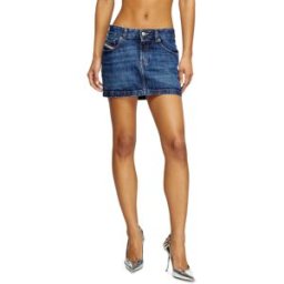 Diesel - Mini-jupe en denim - Jupes - Femme - Bleu 31