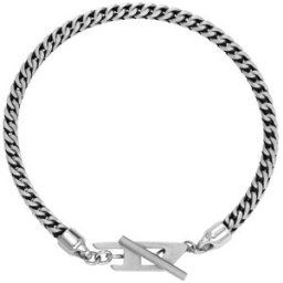 Diesel - Bracelet chaîne en acier inoxydable - Bracelets - Mixte - Gris argenté UNI