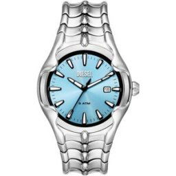 Diesel - Montre Vert en acier inoxydable - Montres - Homme - Gris argenté UNI