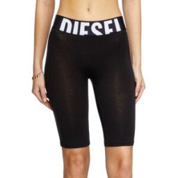 Diesel - Short avec logo découpé - Pantalons - Femme - Noir M