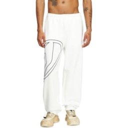 Diesel - Pantalon de survêtement avec méga oval D - Pantalons - Homme - Blanc XS