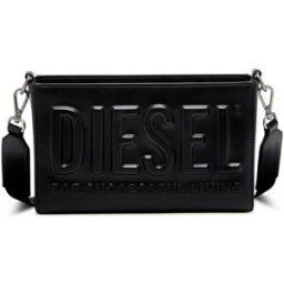 Diesel - Dsl 3D-Sac Camera en PU avec logo embossé - Sacs d'Épaule - Homme - Noir UNI