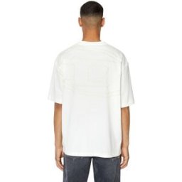 Diesel - T-shirt avec maxi logo D dans le dos - T-Shirts - Homme - Blanc L