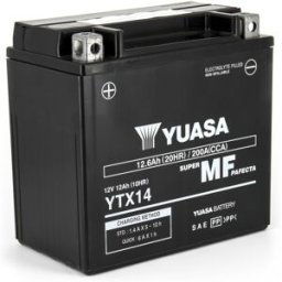 Batterie Yuasa YTX14-BS 12V 12 Ah prête à l’emploi