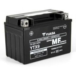 Batterie Yuasa YTX9-BS 12V 8,4 Ah prête à l’emploi
