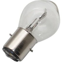 1Tek Origine Ampoule BA20D B35 12V 35/35W Transparent