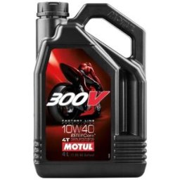 Huile moteur 4T Motul 300V factory line road racing 10W40 4L